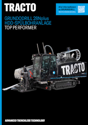 Horizontale Boren TRACTO-Technik Grundodrill 28 N plus