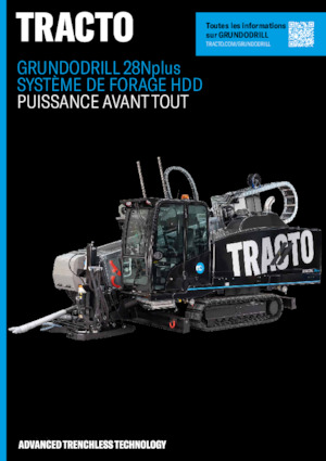 Horizontale Boren TRACTO-Technik Grundodrill 28 N plus