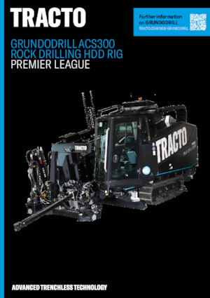Horizontale Boren TRACTO-Technik Grundodrill ACS 300