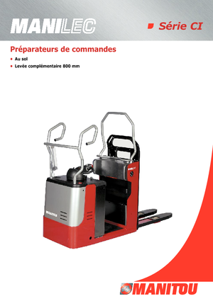 Orderverzameltrucks Manitou CI 20