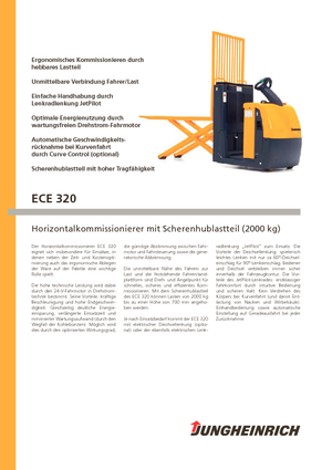 Orderverzameltrucks Jungheinrich ECE 320