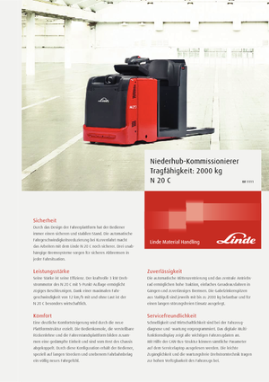 Orderverzameltrucks Linde N20C