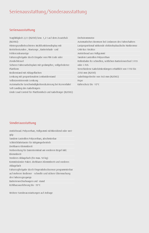 Orderverzameltrucks Linde N20VI