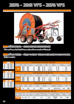 Slang haspels IRRIFRANCE 2061 135/550