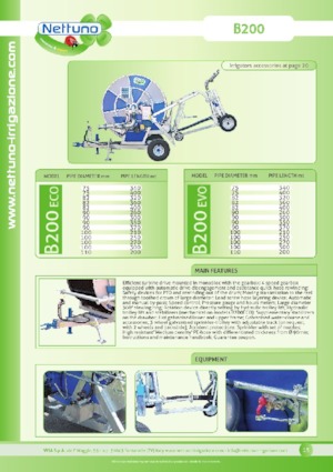 Slang haspels Nettuno B200 evo 110/250