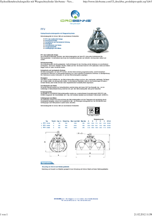 Hydr. vierdraadsgrijpers Idrobenne PFV 6/250