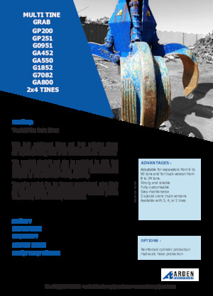 Hydr. vierdraadsgrijpers Arden GA550