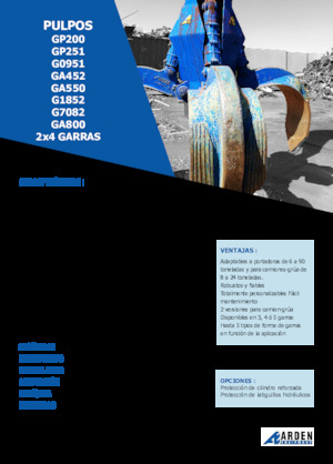 Hydr. vierdraadsgrijpers Arden GA550