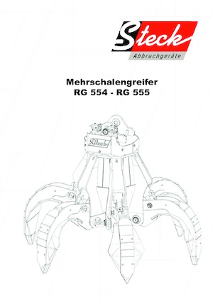 Hydr. vierdraadsgrijpers Steck RG 555 D