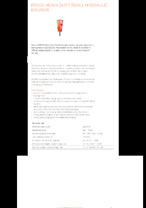 Hydraulische brekers Sandvik BR555i