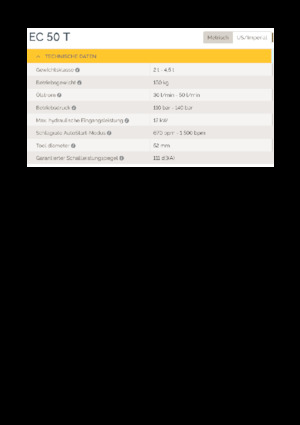 Hydraulische brekers Epiroc EC 50 T