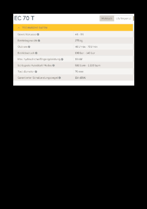Hydraulische brekers Epiroc EC 70 T
