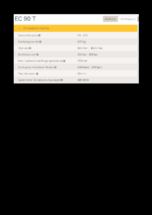 Hydraulische brekers Epiroc EC 90 T