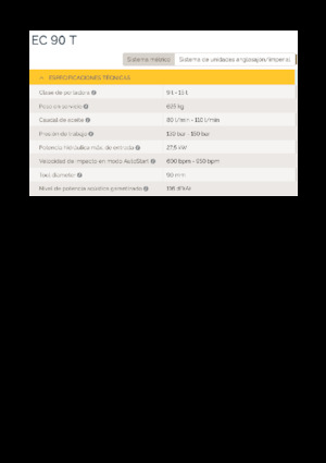 Hydraulische brekers Epiroc EC 90 T
