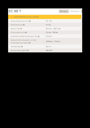 Hydraulische brekers Epiroc EC 90 T