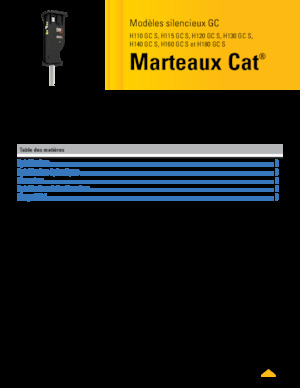 Hydraulische brekers Caterpillar H140GC S 