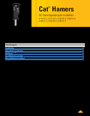 Hydraulische brekers Caterpillar H140GC S 
