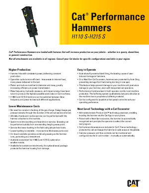 Hydraulische brekers Caterpillar H120 S