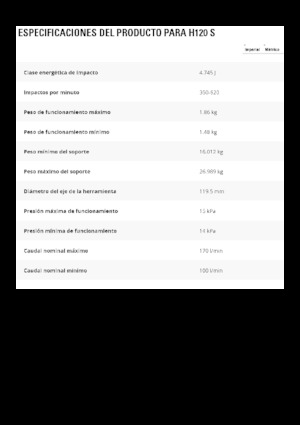 Hydraulische brekers Caterpillar H120 S