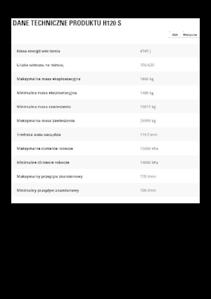Hydraulische brekers Caterpillar H120 S