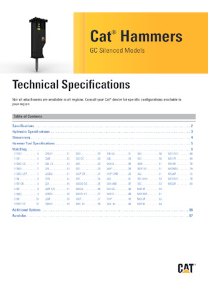 Hydraulische brekers Caterpillar H140GC S 