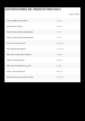 Hydraulische brekers Caterpillar H160 S