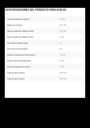 Hydraulische brekers Caterpillar H180 GC