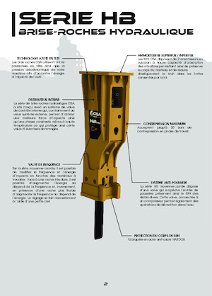Hydraulische brekers OSA Demolition Equipment HB 1500