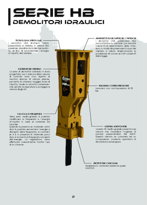 Hydraulische brekers OSA Demolition Equipment HB 1500