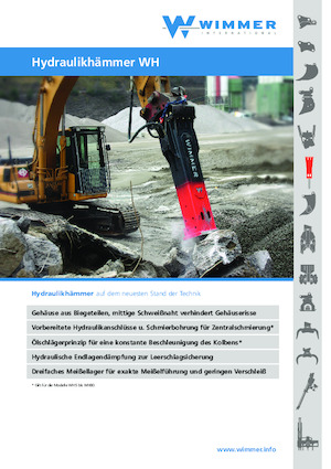 Hydraulische brekers WIMMER WH 10