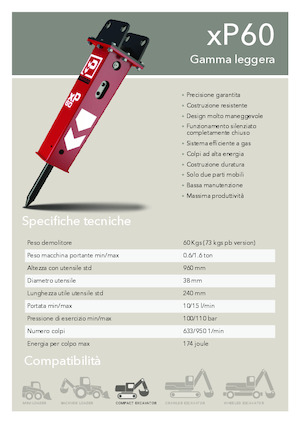 Hydraulische brekers Promove xP 60 
