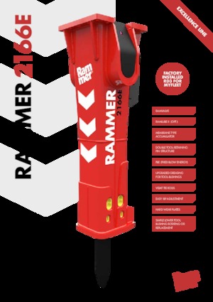 Hydraulische brekers Rammer 2166E