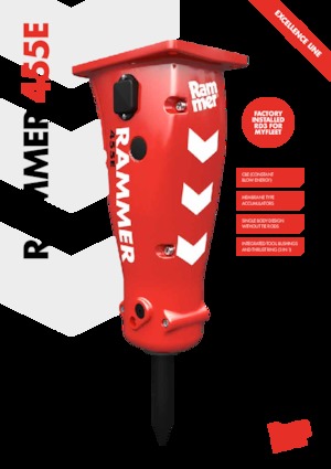 Hydraulische brekers Rammer 455E