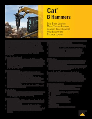 Hydraulische brekers Caterpillar B6