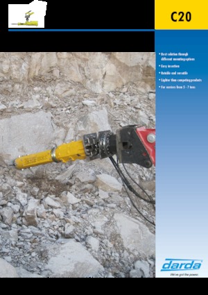 Hydraulische brekers Darda C20 V