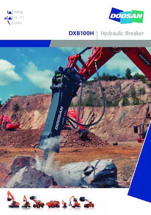 Hydraulische brekers Doosan DXB100H