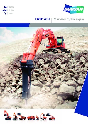 Hydraulische brekers Doosan DXB170H