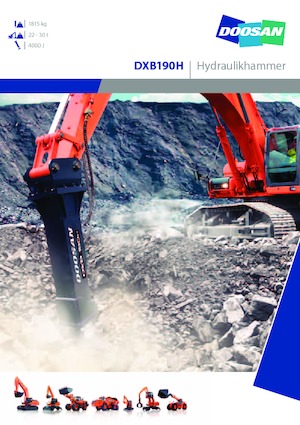 Hydraulische brekers Doosan DXB190H