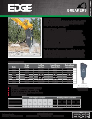 Hydraulische brekers EDGE EB150