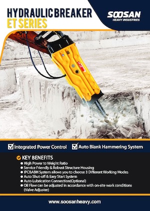 Hydraulische brekers Soosan ET200 