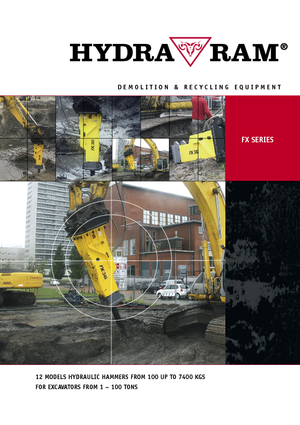 Hydraulische brekers Hydra Ram FX-340