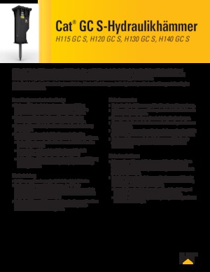 Hydraulische brekers Caterpillar H140GC S 