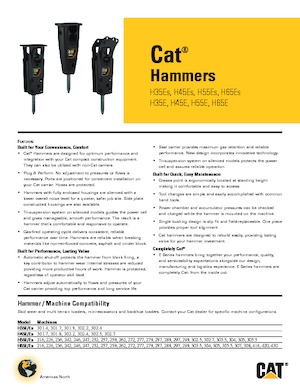 Hydraulische brekers Caterpillar H45E