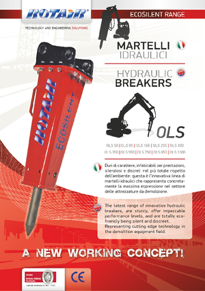 Hydraulische brekers Rotair OLS 95