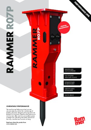 Hydraulische brekers Rammer R07P