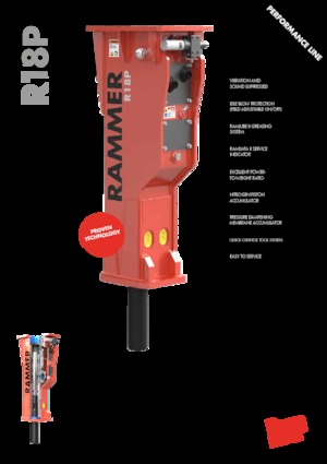 Hydraulische brekers Rammer R18P