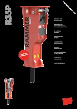 Hydraulische brekers Rammer R35P