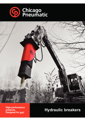 Hydraulische brekers Chicago Pneumatic RX25