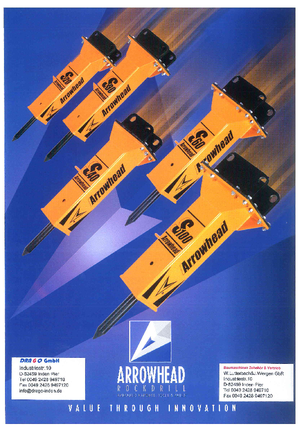 Hydraulische brekers Arrowhead S 50