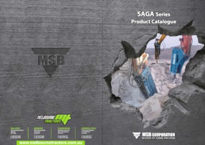 Hydraulische brekers MSB SAGA 50H